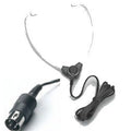VEC SH-50-N Hinged-Stetho Headset with 5ft. Cord and Round DIN Plug Compatible with Philips/Norelco Models