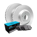 R1 Concepts Front Brakes and Rotors Kit |Front Brake Pads| Brake Rotors and Pads| Ceramic Brake Pads and Rotors WDWN1-42012