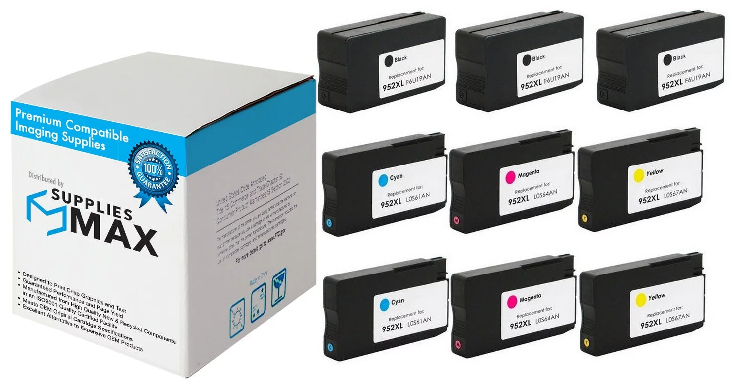 PrinterDash Remanufactured Replacement for HEWF6U19AN_3PK/4WN16A_2PKMP - MultiColor Combo Pack