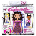 Fashion Design Sketch Portfolio - Sketch Book For Beginners, Sketch Pad With Stencils And Stickers For Kids 6 And Up, Brown(Covers May Vary)