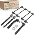 A-Premium 8Pcs Front Rear Suspension Kit Inner Outer Tie Rod End Sway Bar Link Stabilizer Link Compatible with Toyota Camry 2007-2011 L4 2.4L ELECTRIC/GAS