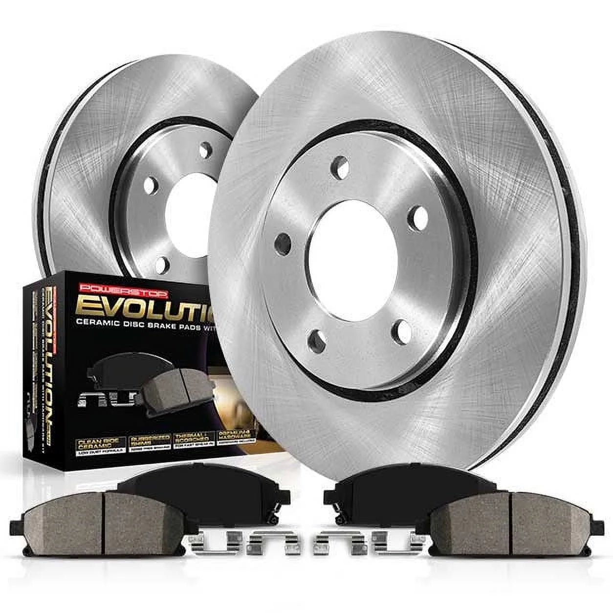 Power Stop Front Stock Replacement Brake Pad and Rotor Kit KOE2598 Fits 1979 Chevrolet Corvette