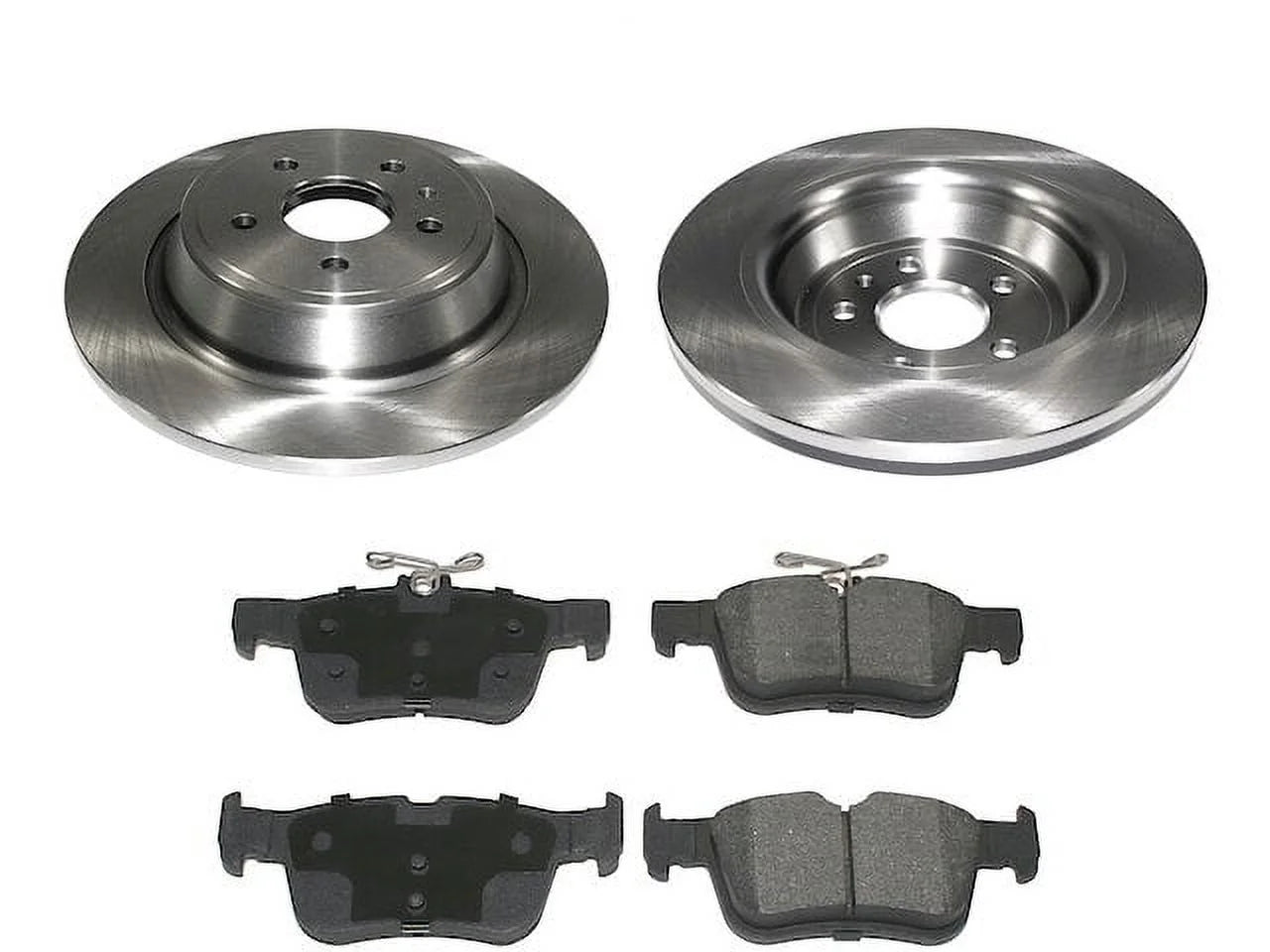 Rear Brake Pad and Rotor Kit - Compatible with 2015 - 2019 Lincoln MKC 2016 2017 2018