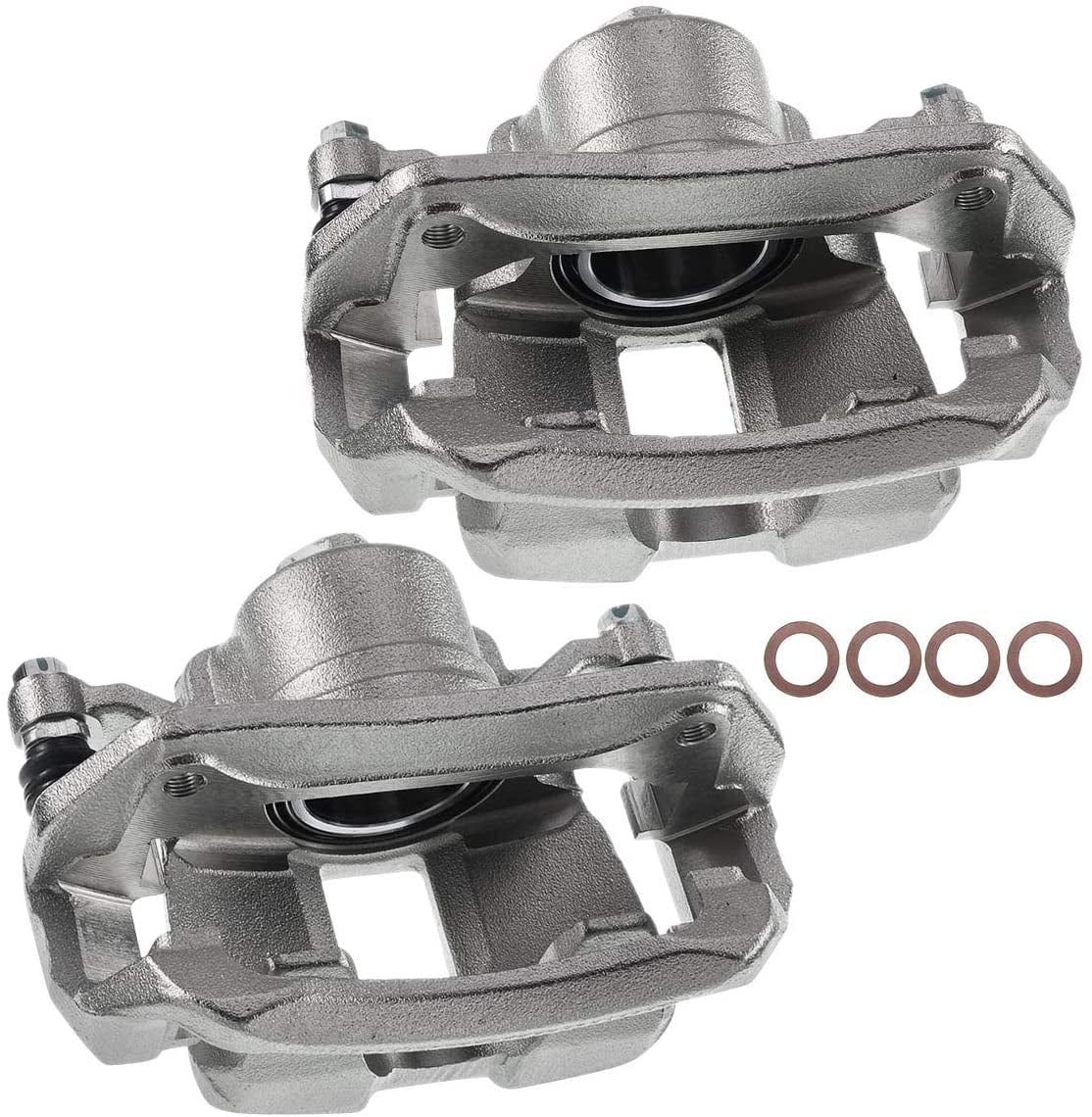 A-Premium Brake Caliper Assembly Compatible with Honda Accord 2013-2017 Front Side 2-PC Set