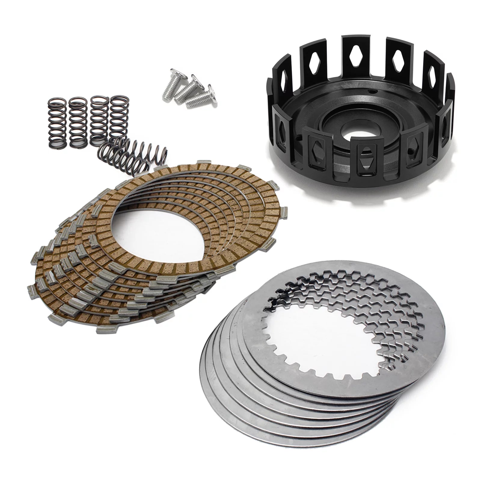 Heavy Duty Clutch Basket Fibers Springs Set for Yamaha YFZ450X 11 YFZ 450 X 2011