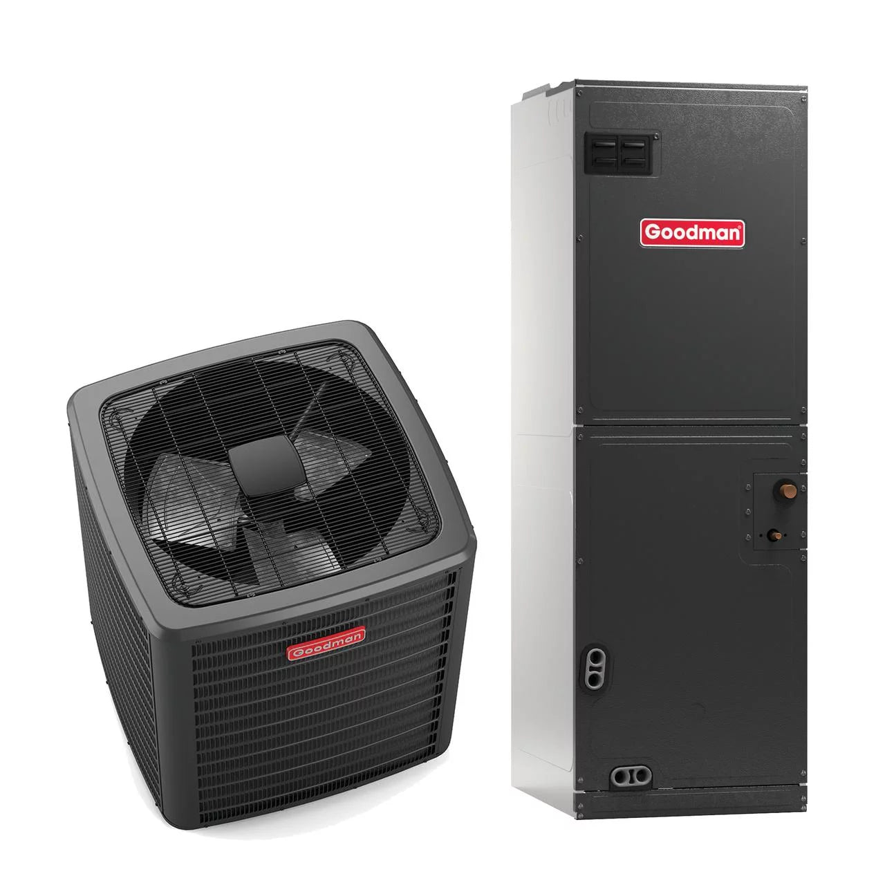 Goodman 3 Ton 15.2 SEER2 Air Conditioning System (9-Speed Motor) - GSXN403610 - AMST42CU14