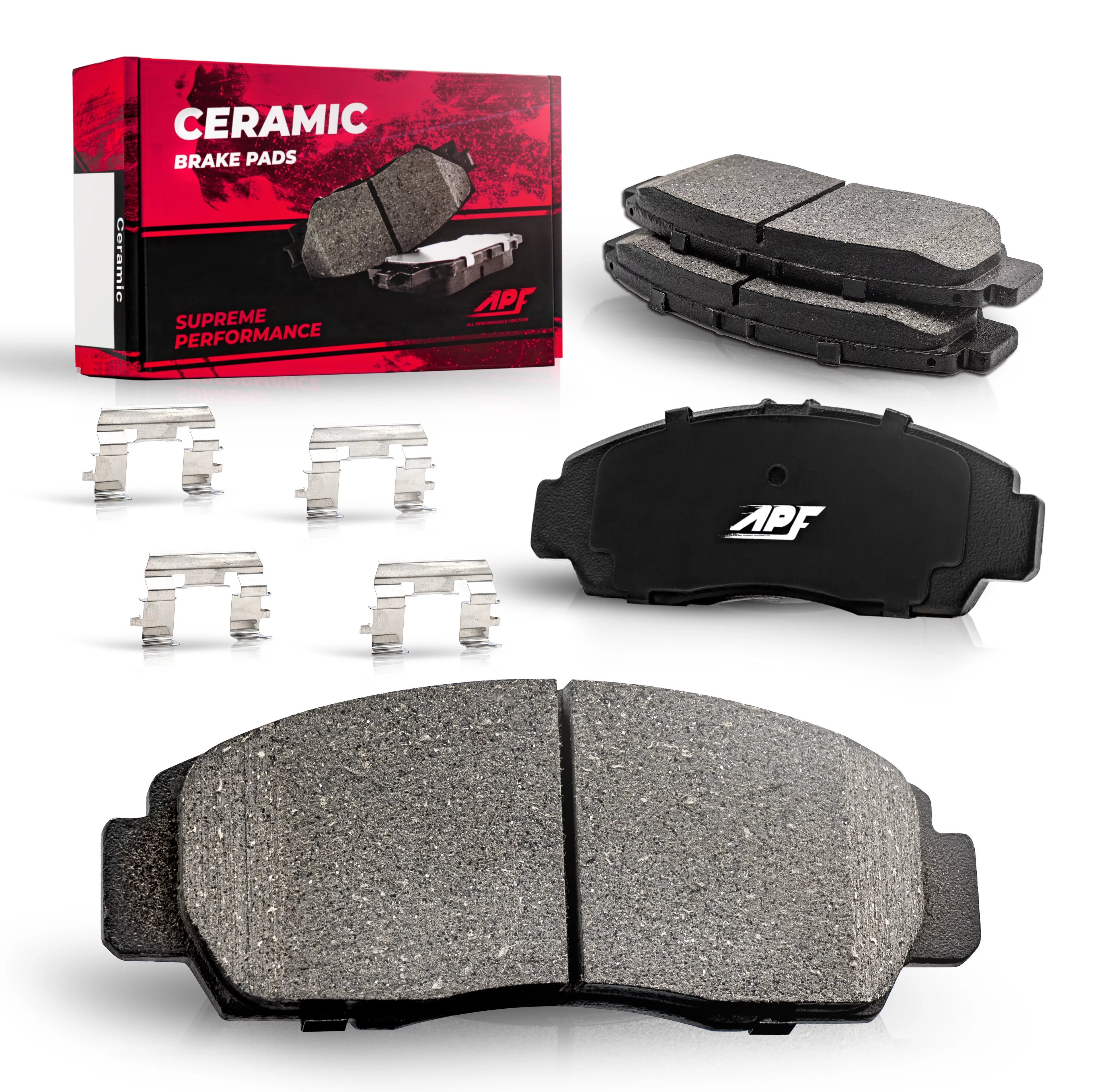 Front Ceramic Carbon Fiber Brake Pads for 2011-2019 Ford Explorer