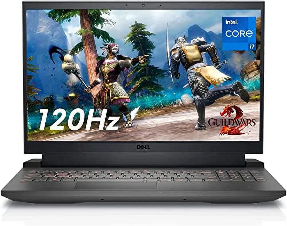 Dell 2023 G15 15.6 120Hz FHD Gaming Laptop 14-Core Intel i7-12700H 32GB DDR5 2TB NVMe SSD NVIDIA GeForce RTX 3060 6GB GDDR6 Thunderbolt4 HDMI2.1 WiFi AX BT RJ-45 Backlit KB Webcam Windows 11 Pro