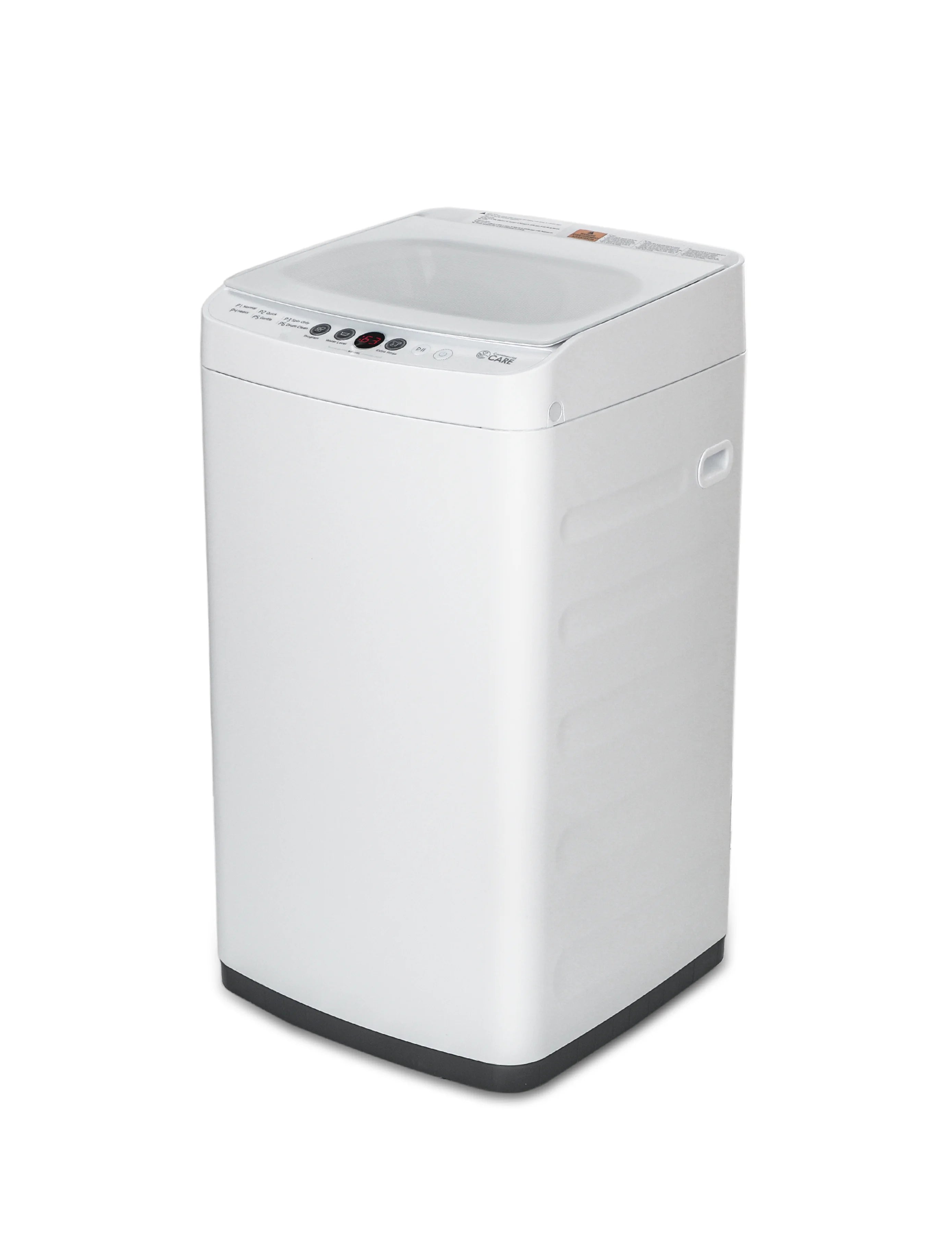 Commercial Care 0.9 Cu. Ft. Portable Washing Machine, Compact Washing Machine with 6 Wash Cycles, White