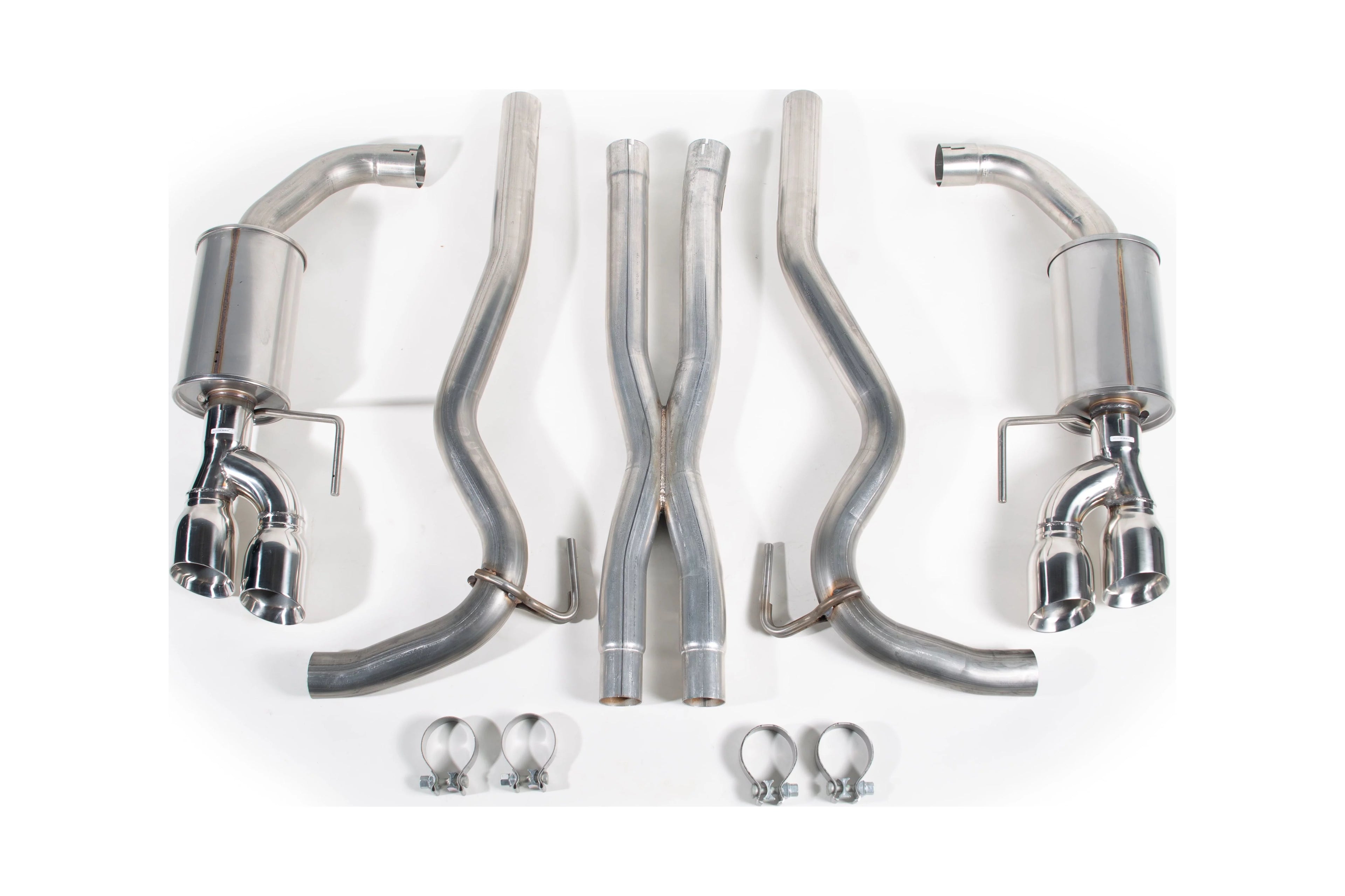 2018-2019 Ford Mustang 5.0L V8 Cat-Back Exhaust Kit (Fastback Only) Roush 422093