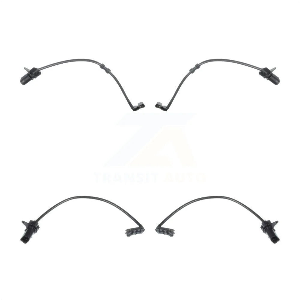 Mpulse Front Rear Disc Brake Pads Wear Sensor (4 Pack) For 2017-2018 Audi S7 4.0L w Ceramic 400mm Rotors 370mm KSE-100408