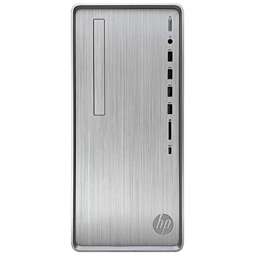 HP Pavilion TP01 Tower Desktop Computer - AMD Ryzen 3 5300G 4-Core up to 4.20 GHz Processor, 16GB DDR4 RAM, 1TB SSD + 8TB HDD, AMD Radeon Graphics, No Optical Drive, Windows 11 Pro