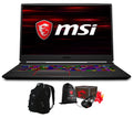 MSI GE75 Raider Gaming and Entertainment Laptop (Intel i7-10750H 6-Core, 64GB RAM, 256GB PCIe SSD + 1TB  HDD, 17.3 Full HD (1920x1080), NVIDIA RTX 2070, Win 10 Home) with ME2 Backpack , Loot Box