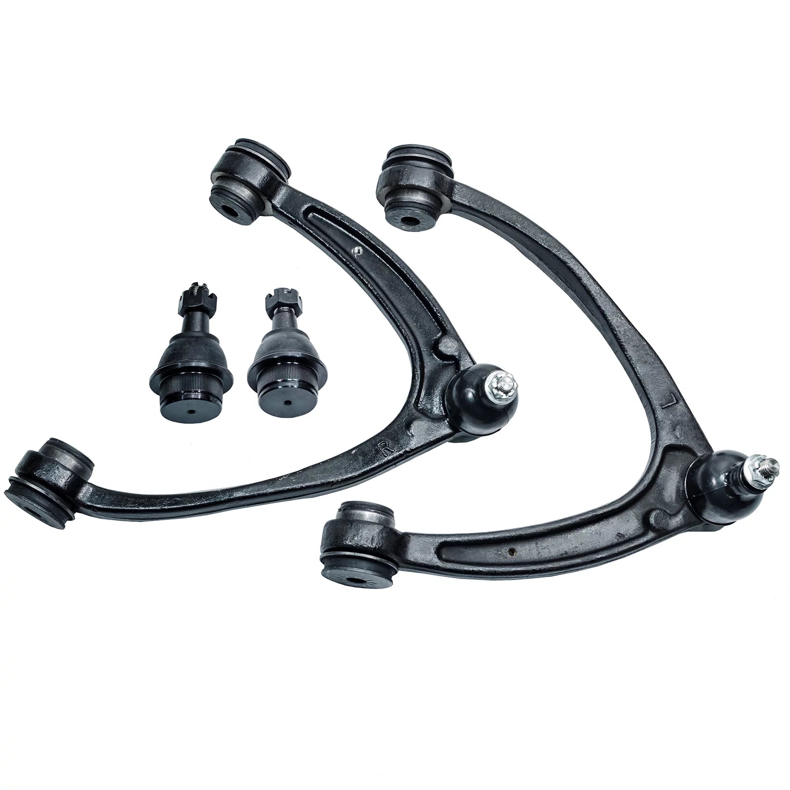 Hex Autoparts Front Upper Control Arms and Lower Ball Joints 4PCS Fits for Chevy Suburban 1500 Avalanche GMC Sierra Yukon XL 1500 Cadillac Escalade