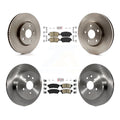 Transit Auto - Front Rear Ceramic Pads And Disc Brake Rotors Kit (6Pc) For 2014 Lexus IS250 C F Sport K8A-104887