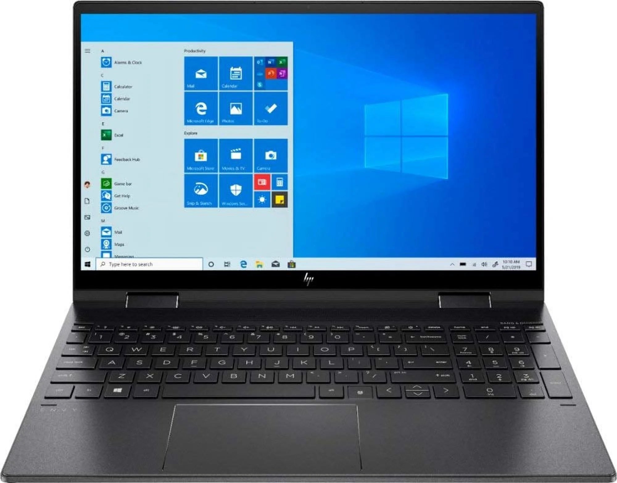 HP 2020 Envy x360 2-in-1 15.6 FHD IPS Touchscreen Laptop, AMD Ryzen 5 4500U Upto 4.0GHz, Amazon Alexa, Backlit Keyboard, Fingerprint Reader, WiFi 6, Nightfall Black, Win10 (16GB RAM | 1TB PCIe SSD)