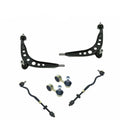 Teledu Control Arms Ball Joints Tie Rods Sway Bar Links Suspension Kit Front For BMW