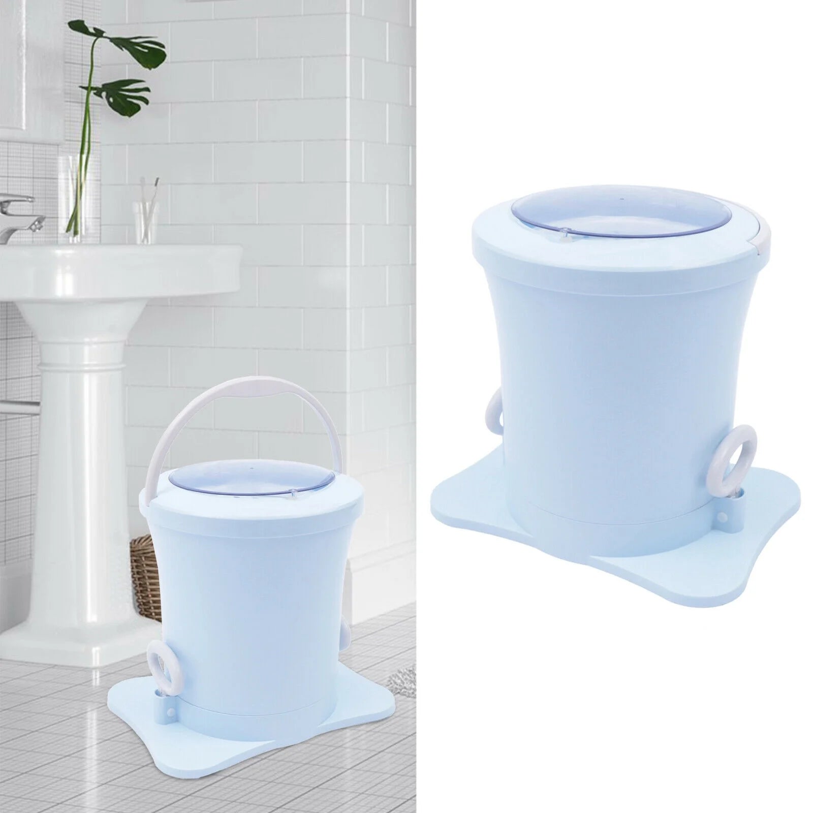 SHZICMY Portable Compact Spin Dryer Mini Dryer Manual Laundry Dryer Non-Electric Laundry Drying Machine