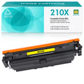 210X Toner (With Chip) Compatible for HP 210X Toner cartridges 1-Pack Yellow Printer Ink for HP 210X W2100X Color Laserjet Pro MFP 4301fdw 4301fdn Pro 4201dw 4201dn