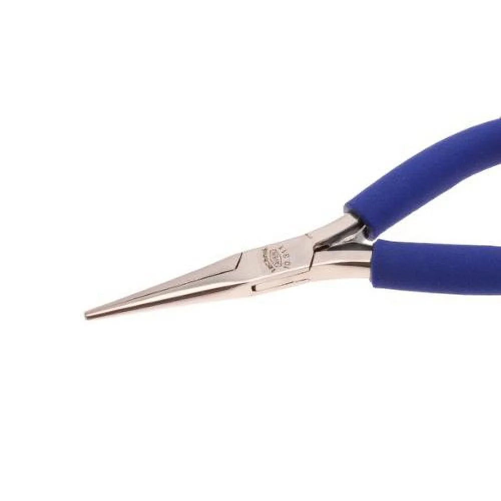 10311 Technik Stainless Steel Smooth Jaw Extra Long Chain Nose Plier, 1-13/32 Jaw Length, 5 Overall Length