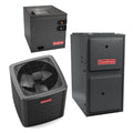 Goodman 3 Ton 15.2 SEER2 80,000 Btu 96% Afue 2-Stage Gas System (9-Speed Motor 1,200 CFM) - GSXH503610 - CAPFA4226B6 - GM9C960803BN - TX3N4