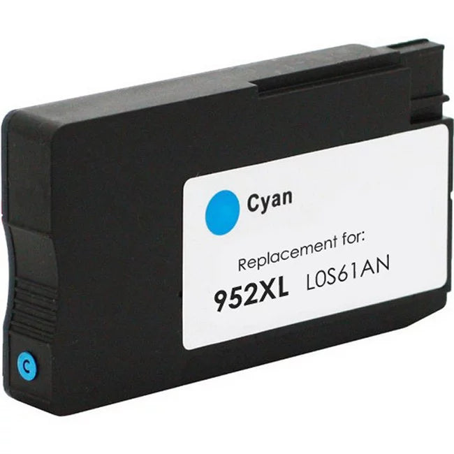 PrinterDash Replacement for CIG118181 Cyan High Yield Inkjet (1600 Page Yield) - Replacement to L0S61AN / NO. 952XL