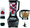 Open Box Ninja BL770AMZ Mega Kitchen System, 72 oz. Pitcher, 8-Cup Food Processor, 16 oz. Single Serve Cup, 1500-Watt, Black