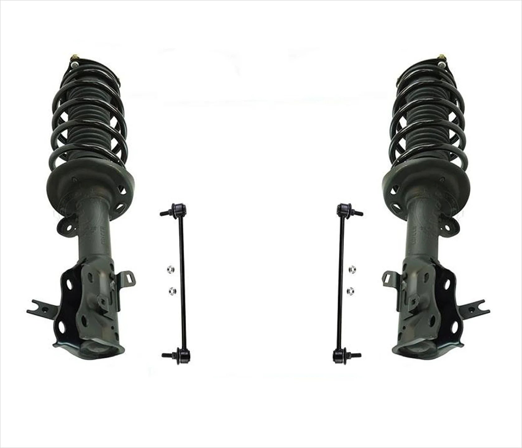 Front Complete Struts & Sway Bar Links For Honda Civic 2012-2015 2 Door Coupe
