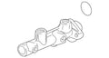 New Genuine BMW Brake Master Cylinder Dsc (1998-2003) OE 34311165544