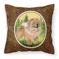Carolines Treasures SS7004PW1414 Chow Chow Fabric Decorative Pillow, 14Hx14W, multicolor