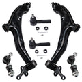 Detroit Axle - Front Lower Control Arm w/Ball Joints Sway Bars Outer Tie Rods Replacement for 2001-2006 Nissan Sentra