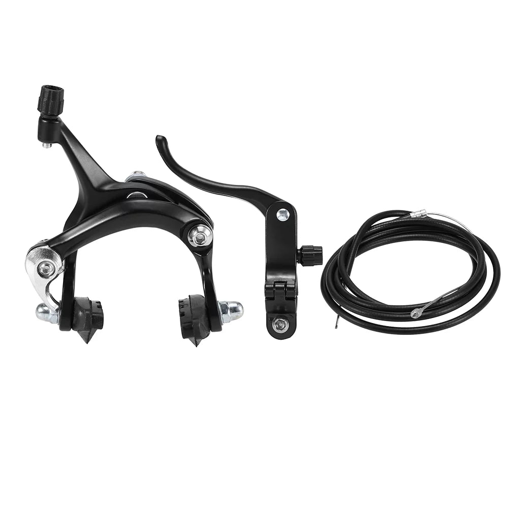 Front / Rear Fixie Bike Brake Kit Road Bike Cruiser Brake Set Bike Caliper Brake Kit Side Pull Brake Set