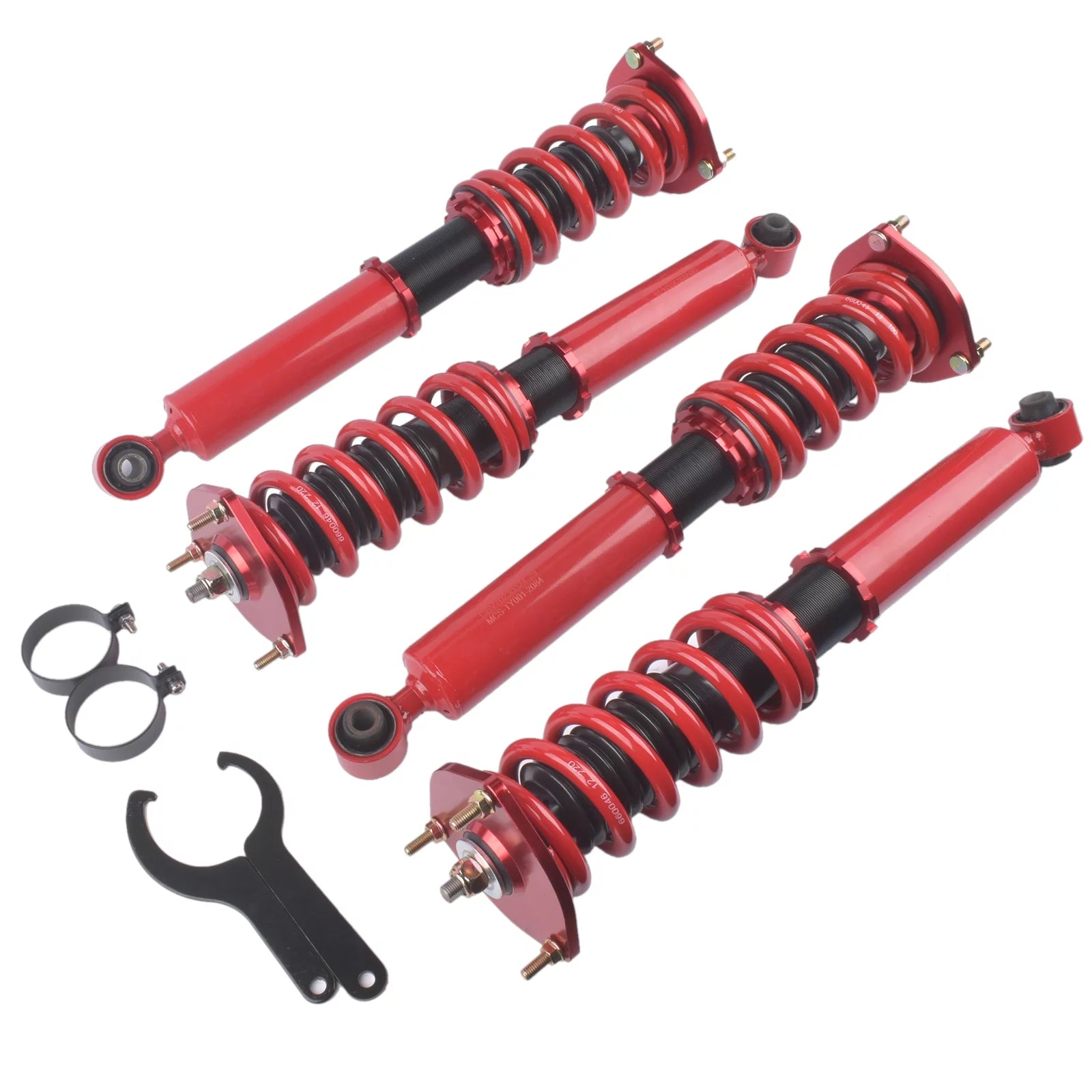 Mustrod Coilovers Suspension Shock Springs Kit For Toyota Supra 2D 3.0L 1986-1992 Adjustable Height