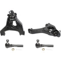 4pc Front Lower Control Arm & Outer Tie Rod End Kit For Sierra Silverado
