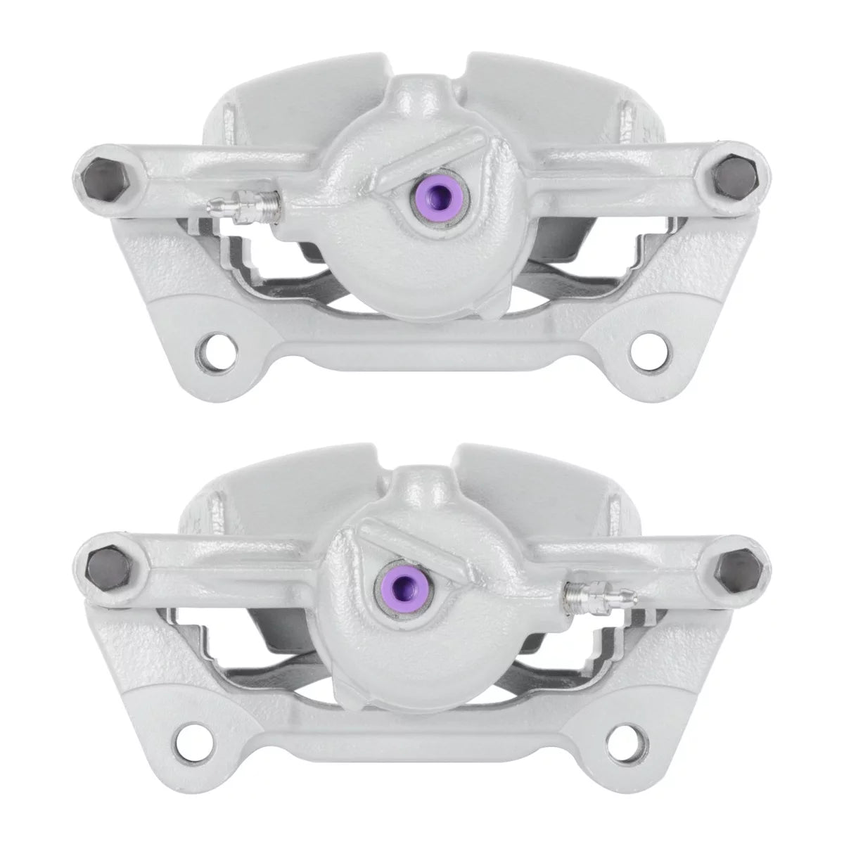 AutoShack Front New Brake Calipers Assembly with Bracket Set of 2 Driver and Passenger Side Replacement for 2015-2018 2019 VW Golf SportWagen 2015-2020 Golf 2019-2020 Jetta 1.4L 1.8L 2.0L AWD FWD
