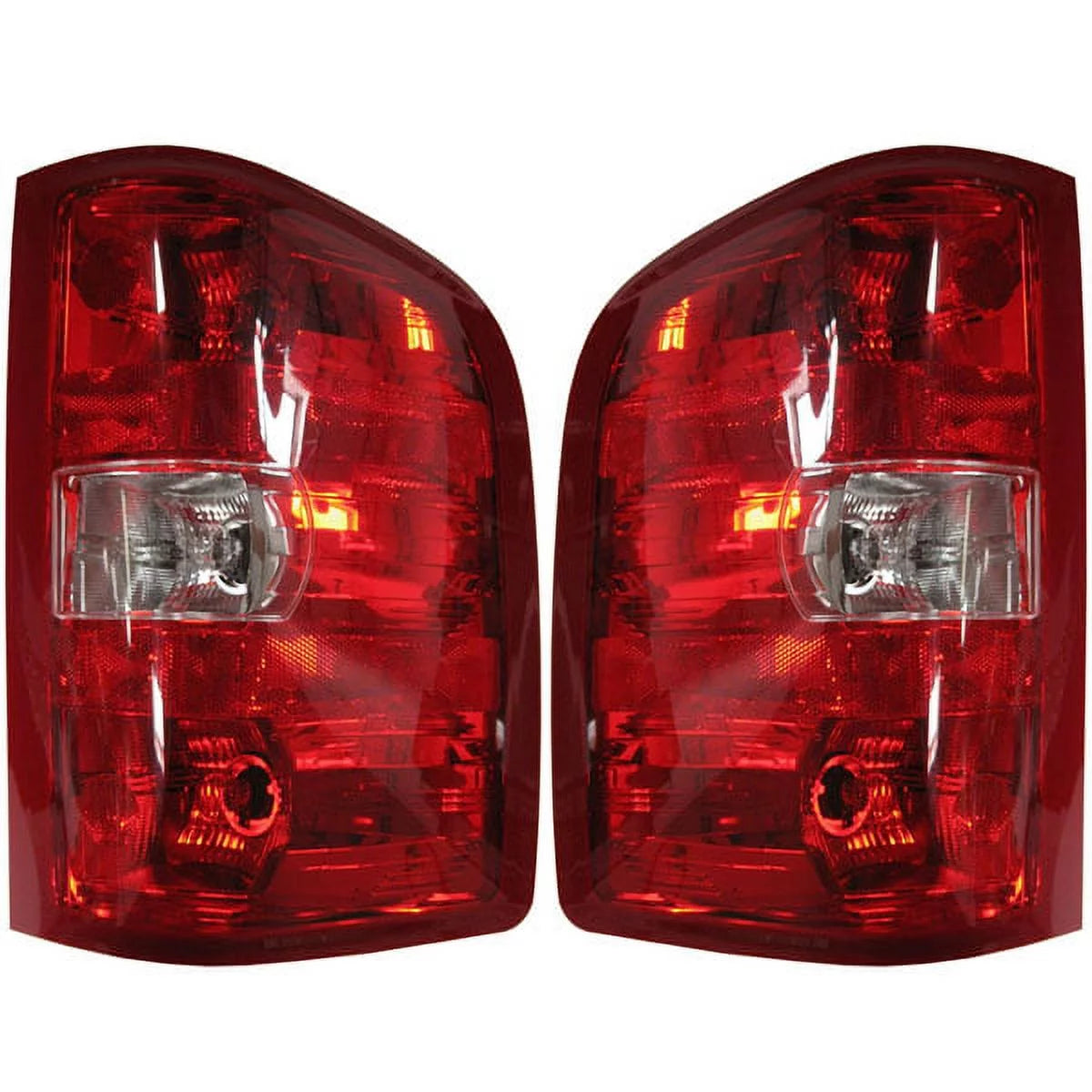 For 07-14 Silverado & Sierra Truck Taillight Taillamp Rear Brake Light SET PAIR