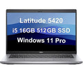 Dell Latitude 5420 5000 14 FHD (Intel 4-Core i5-1145G7 vPro, 16GB RAM, 512GB PCIe SSD) Business Laptop, Thunderbolt 4, Wi-Fi 6, Webcam, Win 11 Pro -2023