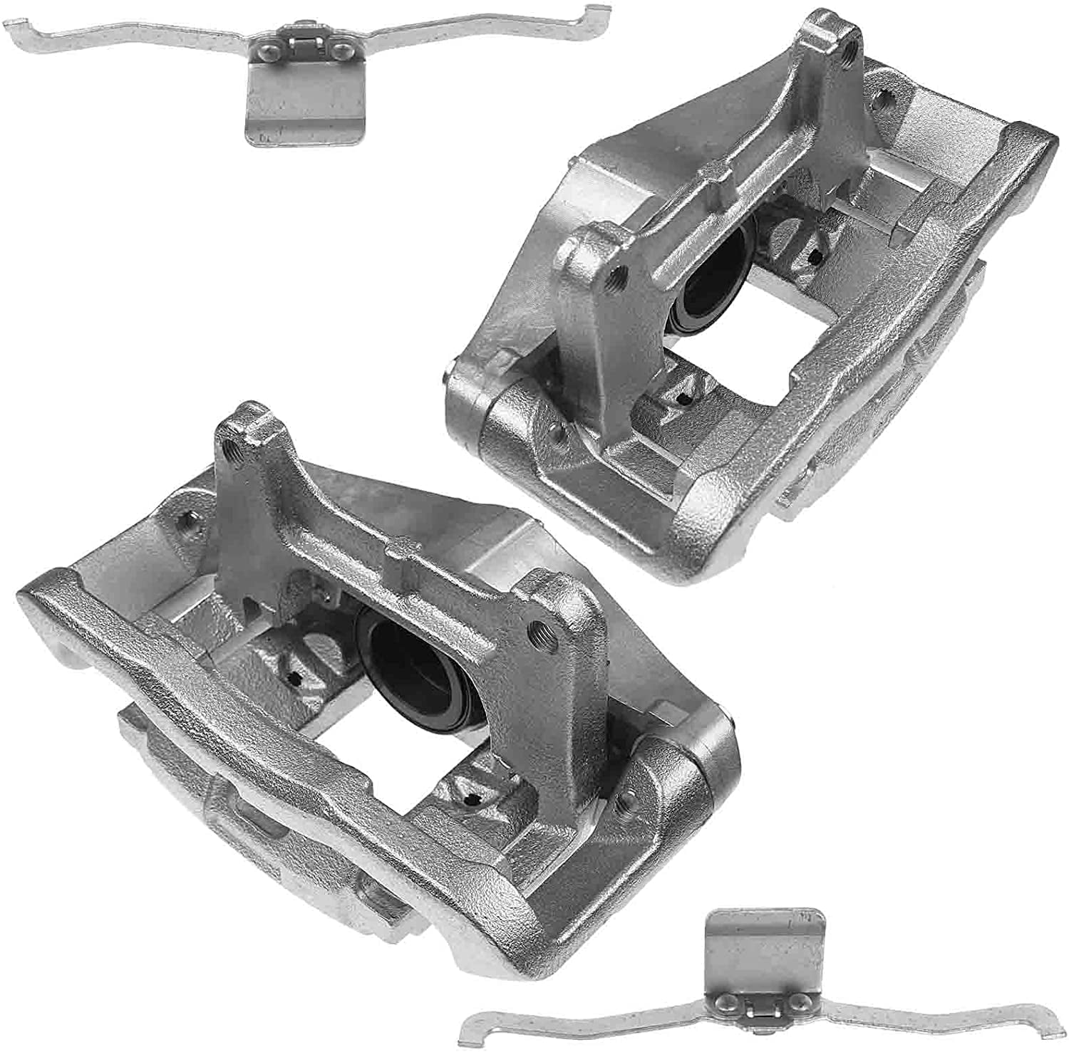 A-Premium Brake Caliper Assembly with Bracket Compatible with Volkswagen Passat 2006-2009 CC 2009-2012 Front Left and Right Side 2-PC Set
