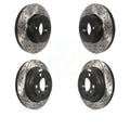 Front Rear Coated Drilled Slotted Disc Brake Rotors Kit For BMW 328i xDrive 320i 330i 428i 430i Gran Coupe 328d GT KD-100312