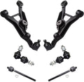 Detroit Axle - Front Lower Control Arms w/Ball Joints Sway Bars Inner Tie Rods Replacement for 1996-2006 Sebring Dodge Stratus