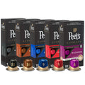 Peet's Coffee Espresso Capsules 50 Count Variety Pack Bottled & Canned Drink 513386