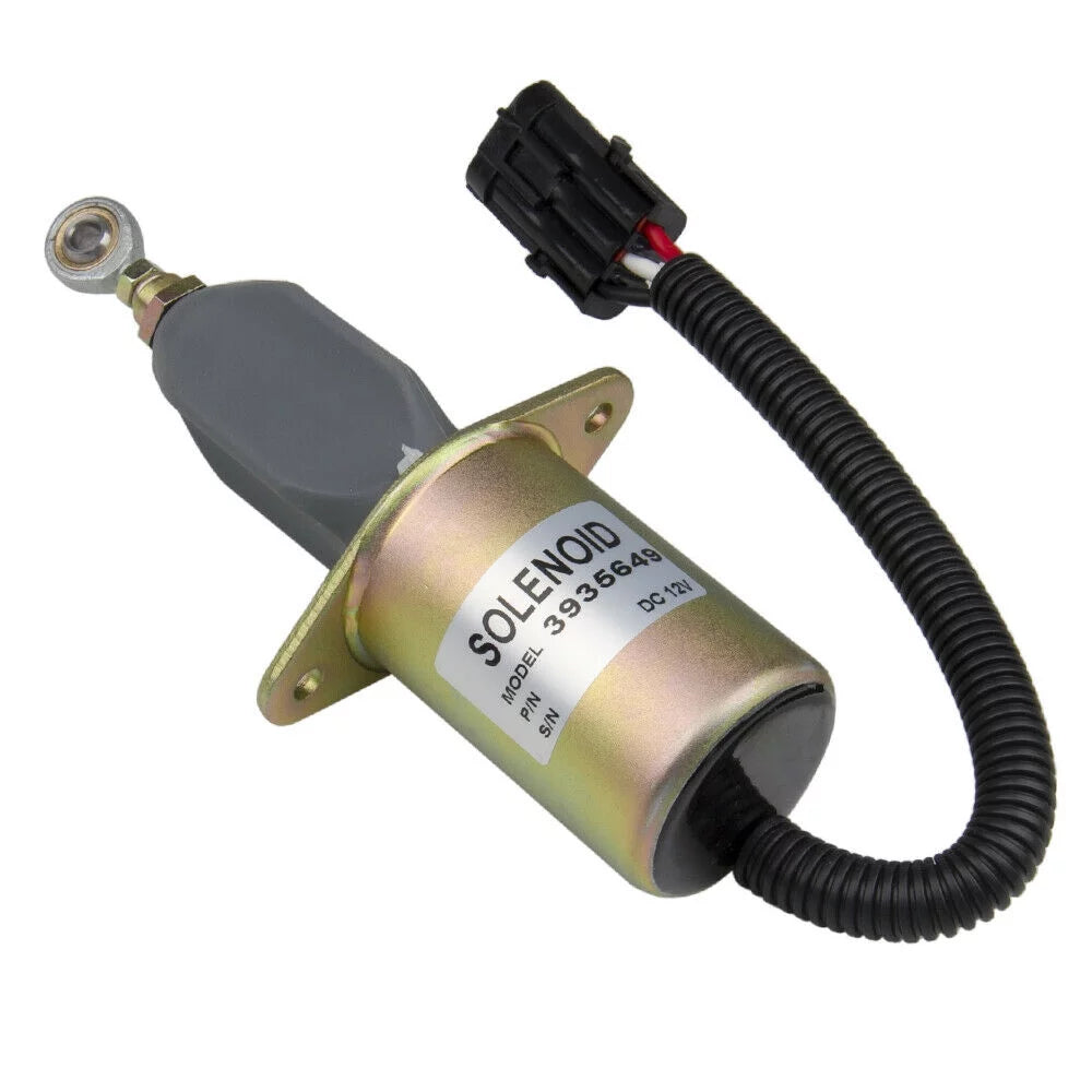 Fuel Shut Off Solenoid 3 for 5.9L 8.3L Cummins Diesel Engine 3935649 P7100 12V