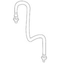 New Genuine BMW Brake Hose Front (2000-2006) OE 34301166118