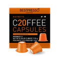 120 Pods of Bestpresso Coffee for Nespresso Original Machine: Genuine Espresso Ristretto Blend - High Intensity, Compatible with Nespresso Original Machines
