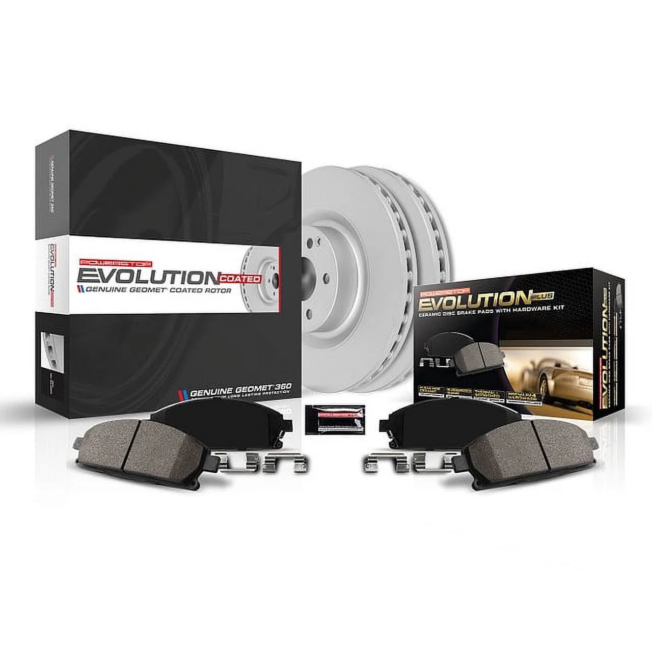 Power Stop Rear Coated Rotor Kit CRK2977