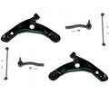 Front Lower Control Arms Outer Rods Sway Bar Links for Toyota Yaris 2006-2016
