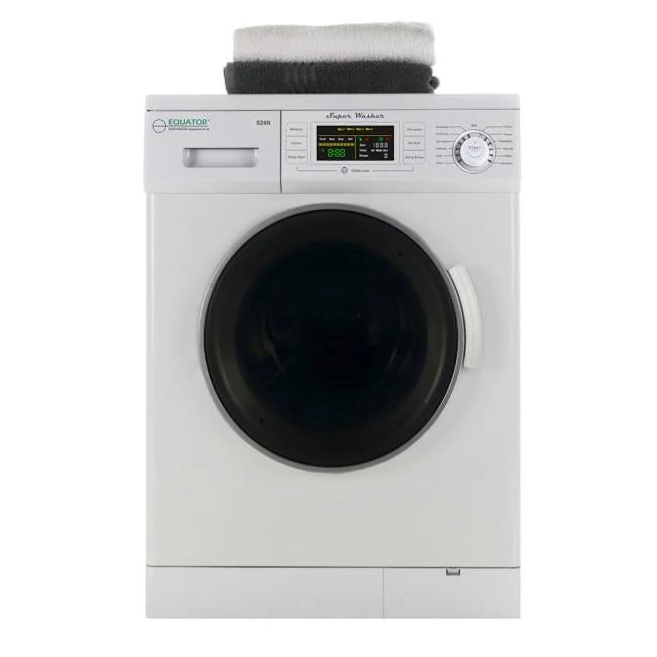 Equator Advanced Appliances  Equator Pro 13 lbs Compact 110V Washer 1200 RPM 12 Programs/Quiet + Winterize