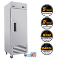 Commercial Freezer Single Solid Door Merchandiser 650L ETL Restaurant Freezer