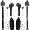 Detroit Axle - Front Inner Outer Tie Rod for 2001 2002 2003 Ford Explorer 2 Door w/Boots