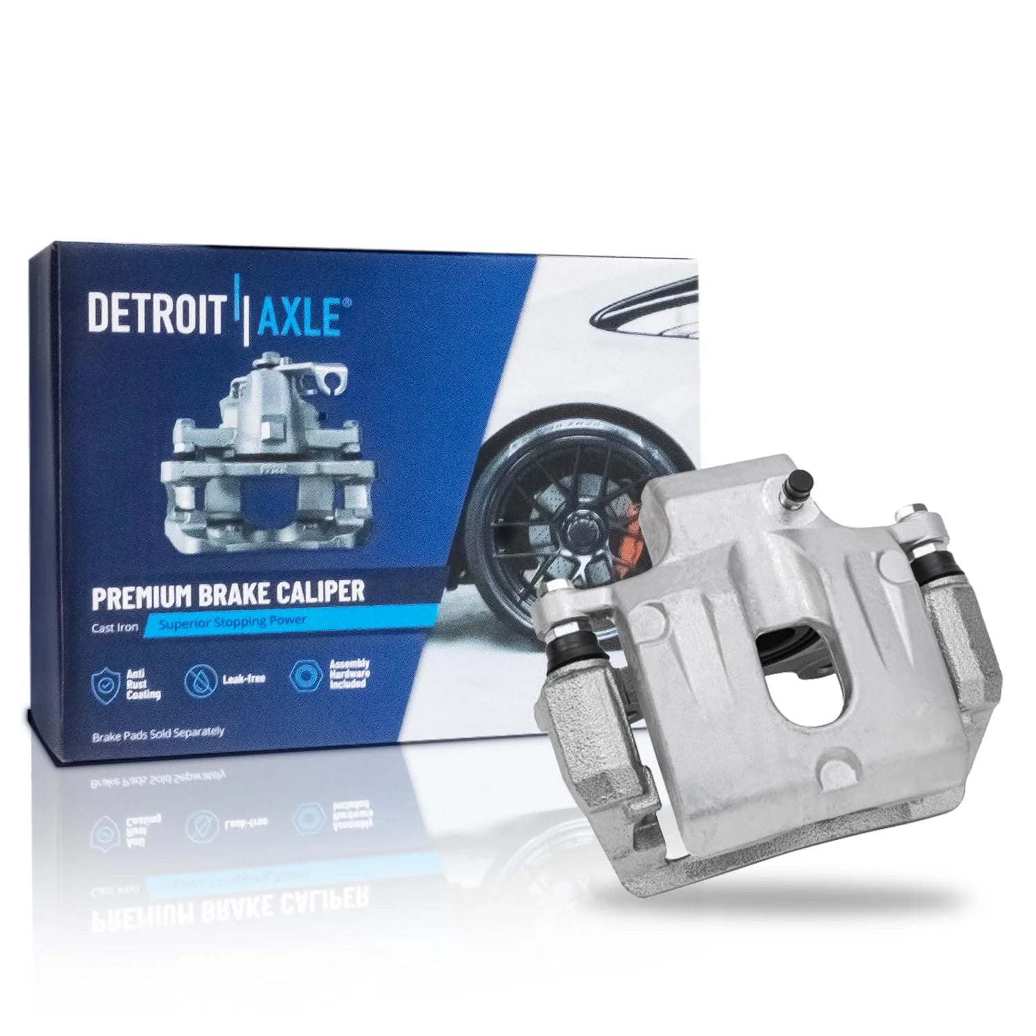 Detroit Axle - Rear Right Disc Brake Caliper Replacement for 2007-2016 Chevy Traverse XTS GMC Acadia Outlook Enclave